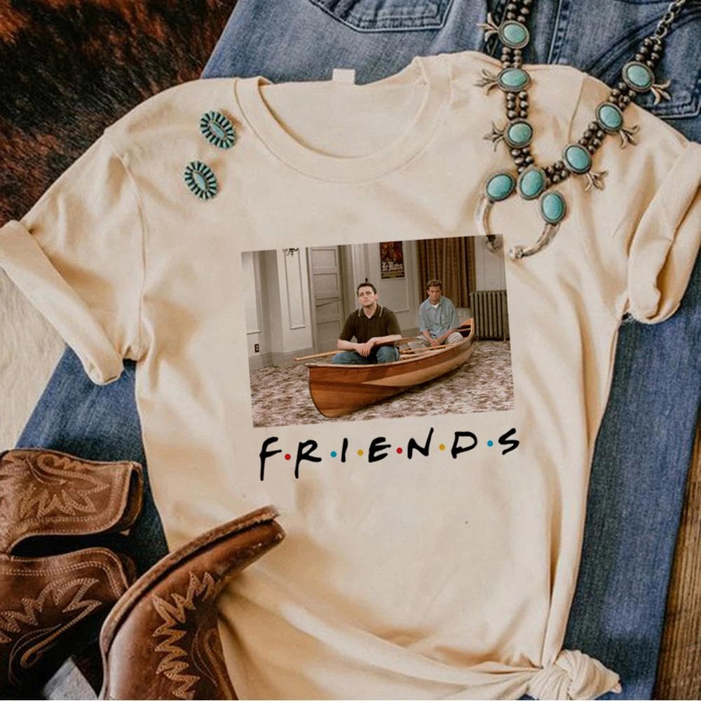 Friends Chandler Tricou femei streetwear designer tricou fată streetwear anime haine de benzi desenate cm