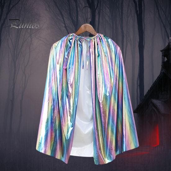 Pelerina pentru copii Rainbow Ieși în evidență la petrecerile de Halloween cu această manta de cosplay pentru costum DIY