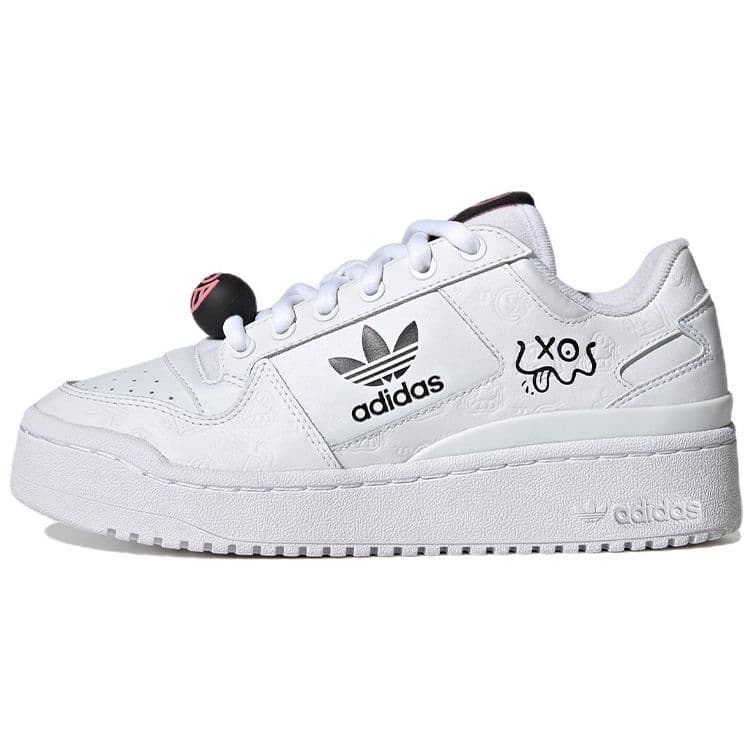 André Saraiva x adidas Forum Bold Lumea Are Nevoie de Iubire Adidași Femei White Cloud-White Core-Black HQ6863 cm