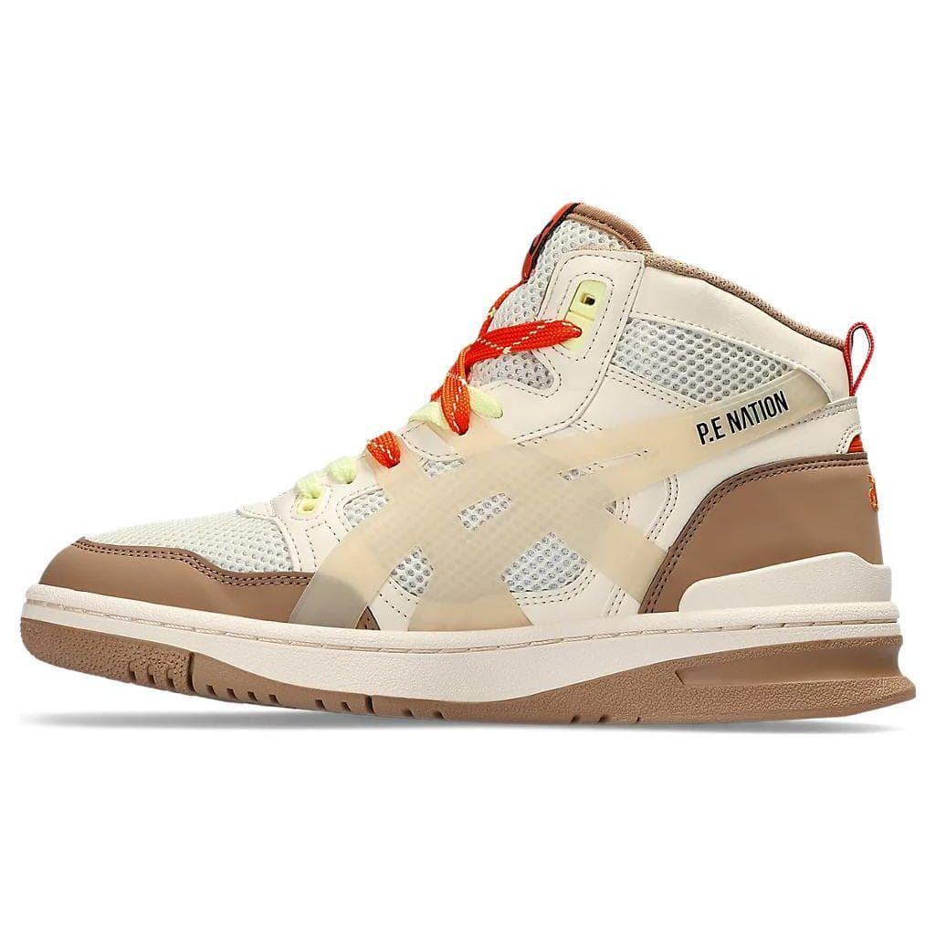 P.E Nation x ASICS EX89 MT Ivory Perlat Burro Adidași Bărbați Crem 1203A385-750 cm