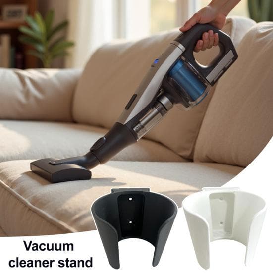 Suport Aspirator Heavy Duty Economisire Spațiu Casă Garaj Perete negru