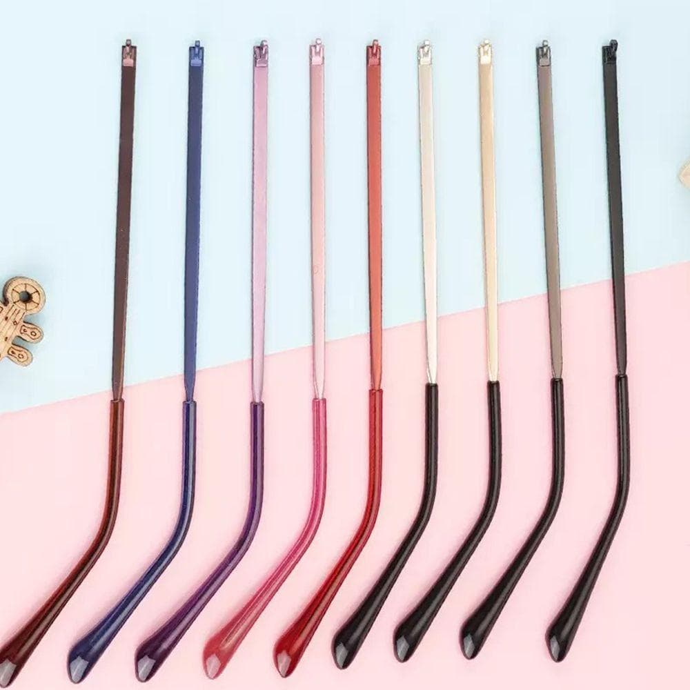 Ochelari universali Ochelari anti-alunecare Înlocuire braț picior Accesorii pentru ochelari Ramă pentru ochelari argintiu