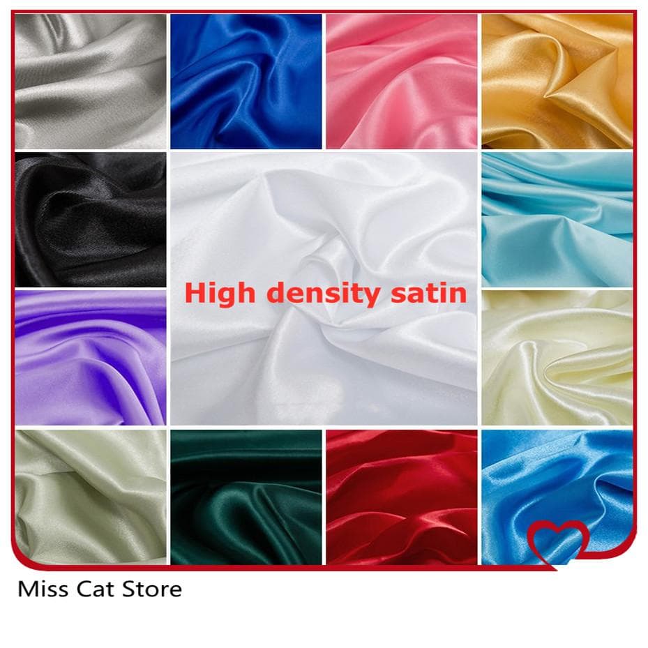 Țesătură de cusut din satin Țesătură de rochie Mătase imitată Cutie cadou Căptușeală Țesătură din poliester Țesătură din satin