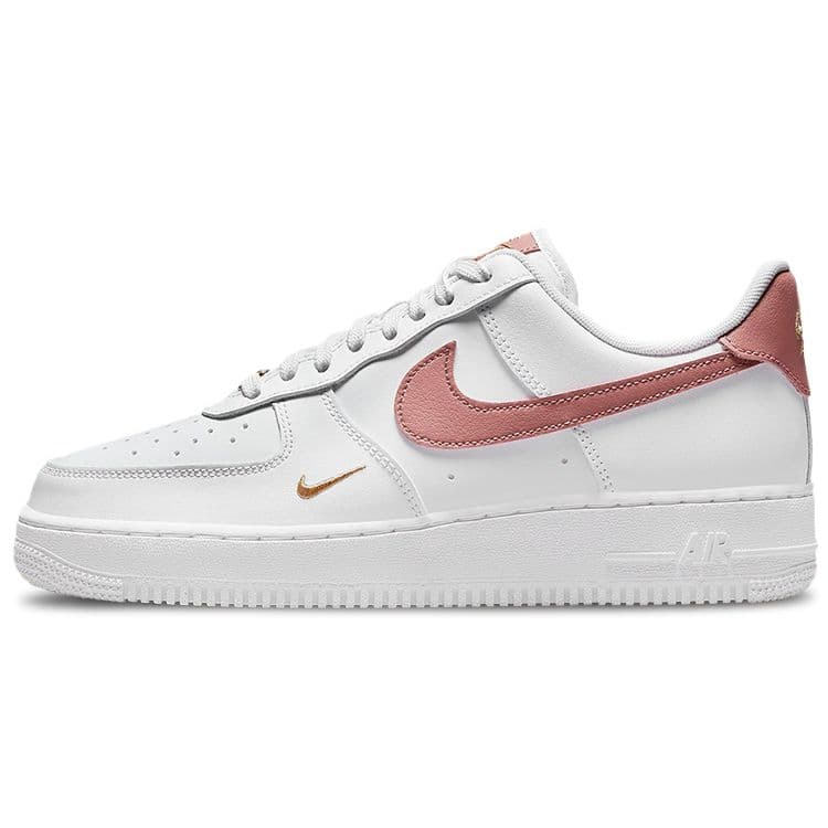 Pantofi de sport pentru femei Nike Air Force 1 07 Essential, alb, roz ruginiu, roz ruginiu CZ0270-103 cm