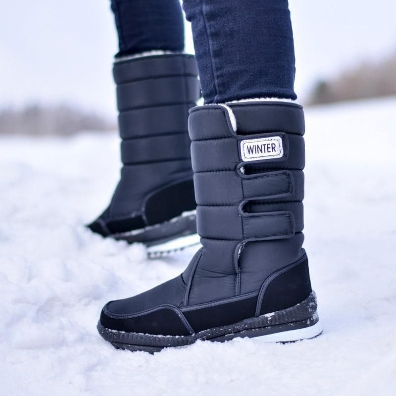 Cizme de zăpadă pentru bărbați Botine pentru bărbați impermeabile la gleznă, iarnă, în aer liber, blană, cizme pentru bărbați calde,