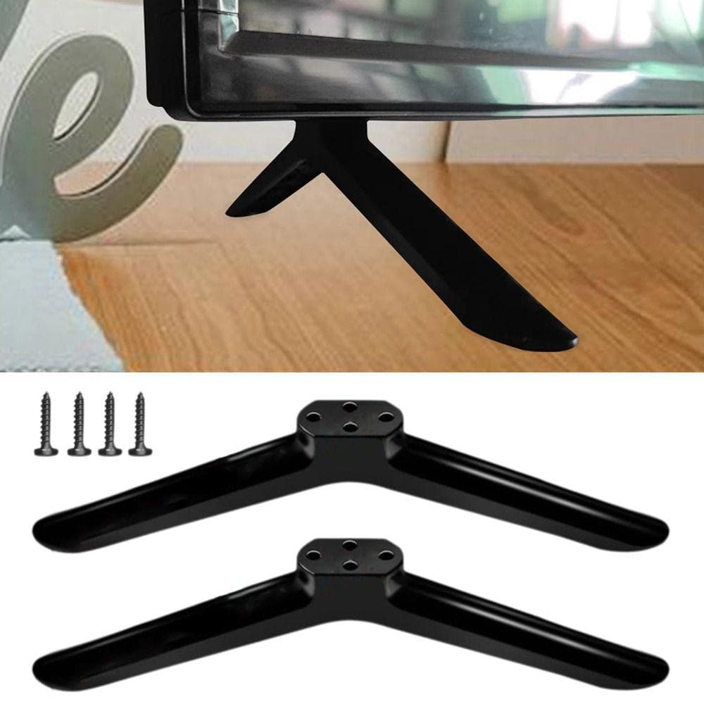 Suport TV Universal Bază Montare Picioare Pedestal Negre Suport Reglabil Masă Hardware Cameră de Sufragerie