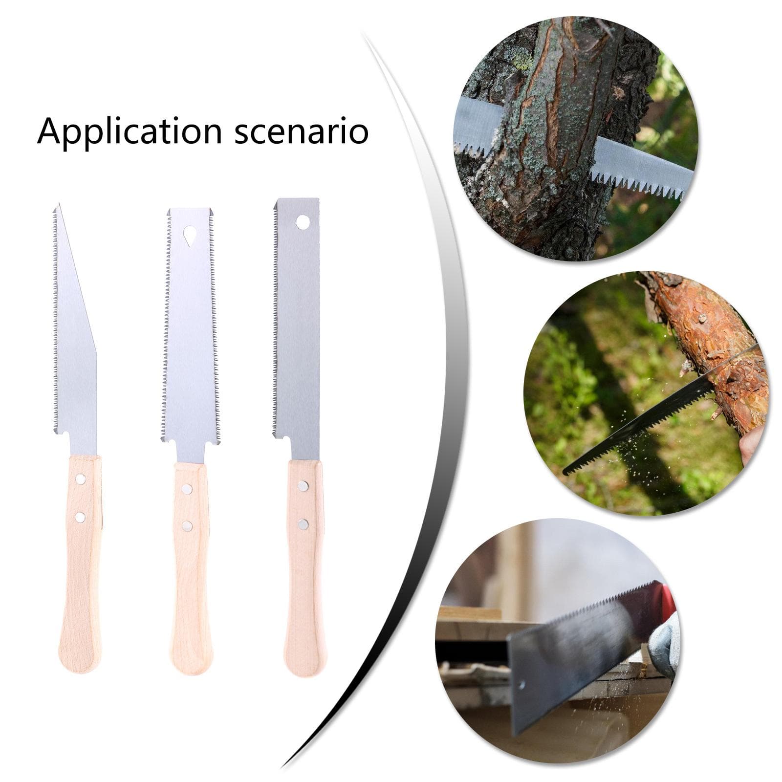 Ferăstrău japonez de tragere SK5 Ferăstrău de mână cu două margini/single pentru prelucrarea lemnului Instrument de mână eficient dinți