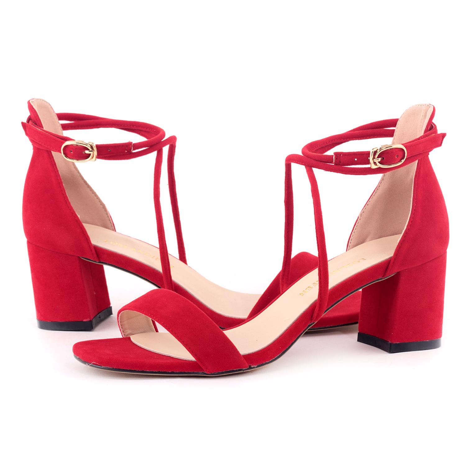 Sandale pentru femei Fashion Sexy 5cm Tocuri joase cu dungi din catifea Sandale cu curele la gleznă Pompe de birou Tocuri înalte groase Pantofi