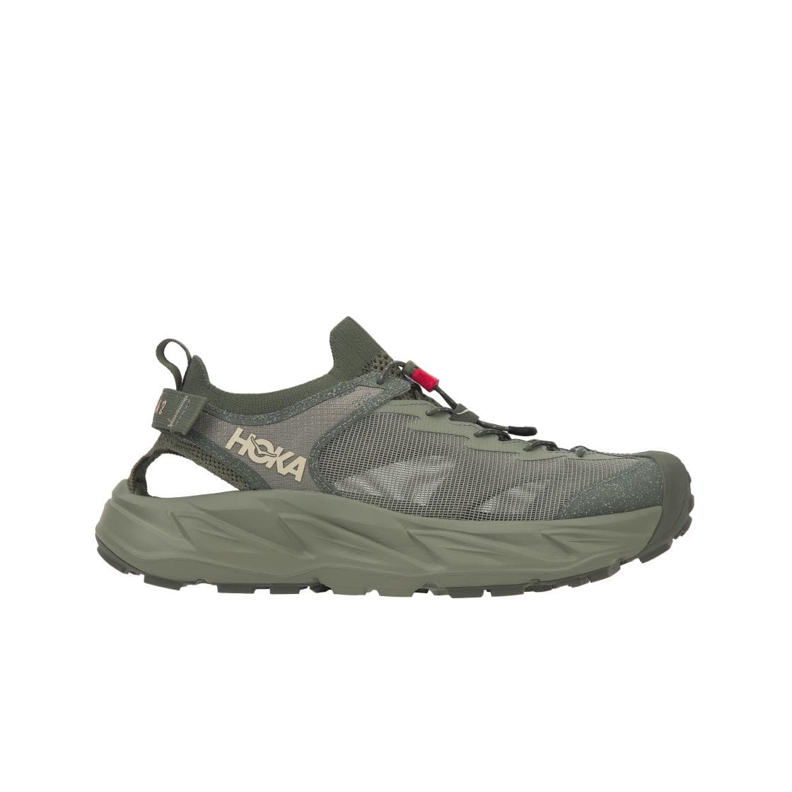 Pantofi HOKA Hopara 2 Sandal Barley Oat Milk pentru bărbați, gri 1147650-BYT cm