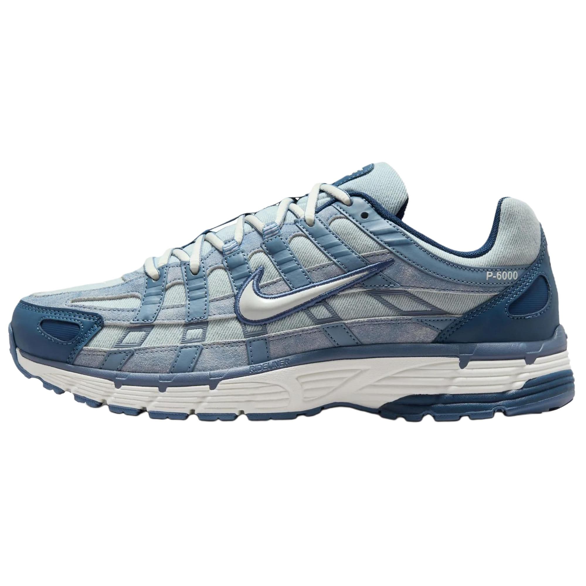 Adidași pentru bărbați Nike P-6000 SE Denim Albastru Uzat Ardezie Cenușie Albastru Difuz Perla Moale IH3646-499 cm