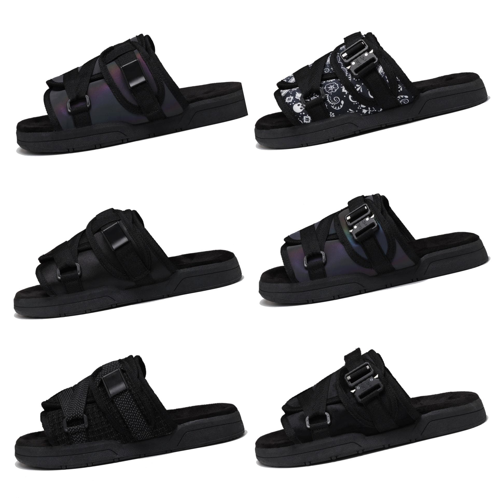 Modă Stil Nou Papuci Casual Pânză Bărbați Vară Exterior Cupluri Plajă Șlapi Pantofi Bărbați cm