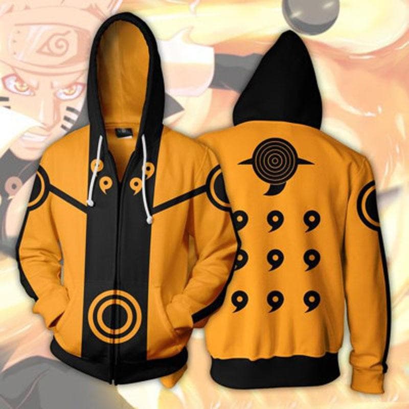 Anime Naruto Rei Akatsuki Pulovere imprimate cu fermoar Pulovere cu glugă Pulovere Anime Anime Cosplay cm
