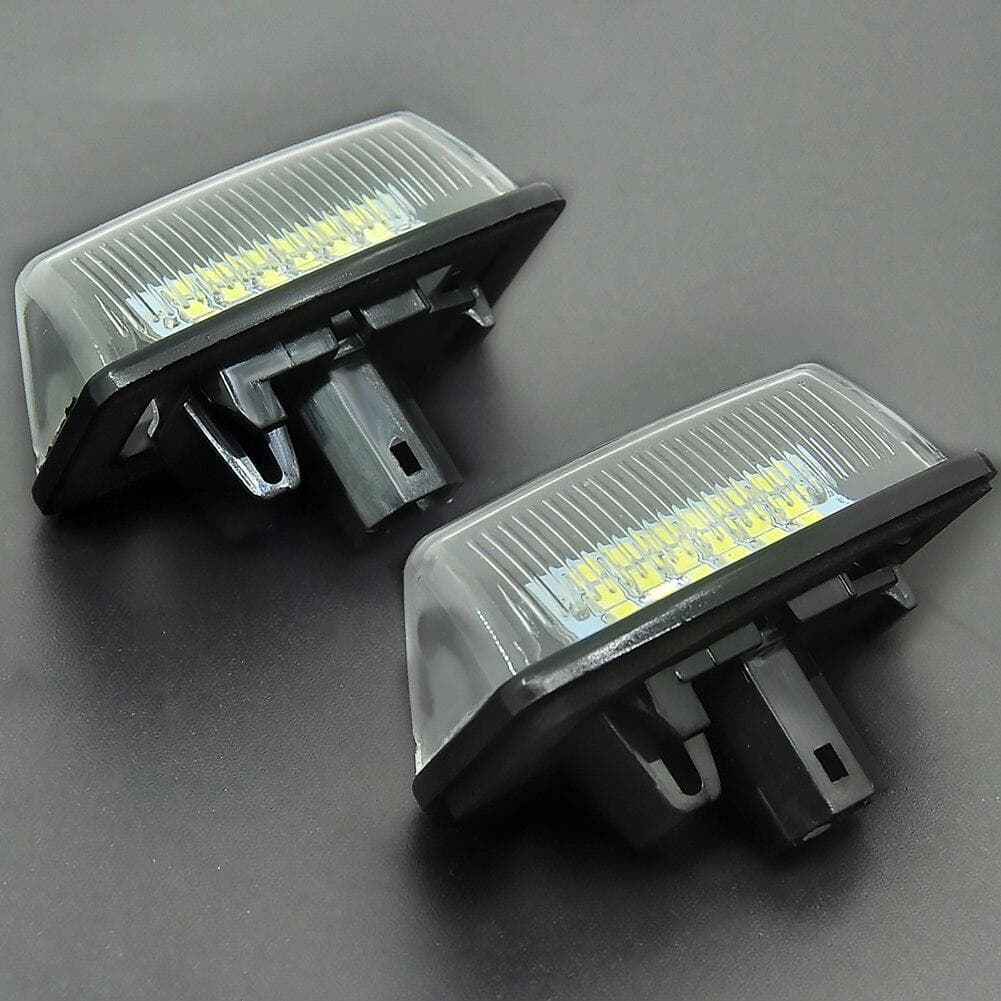 2 buc pentru Toyota Alphard Wish Noah/Voxy Estima Caldina Corolla Crown Majesta Starlet Sprinter Celica Raum LED Placă de înmatriculare alb