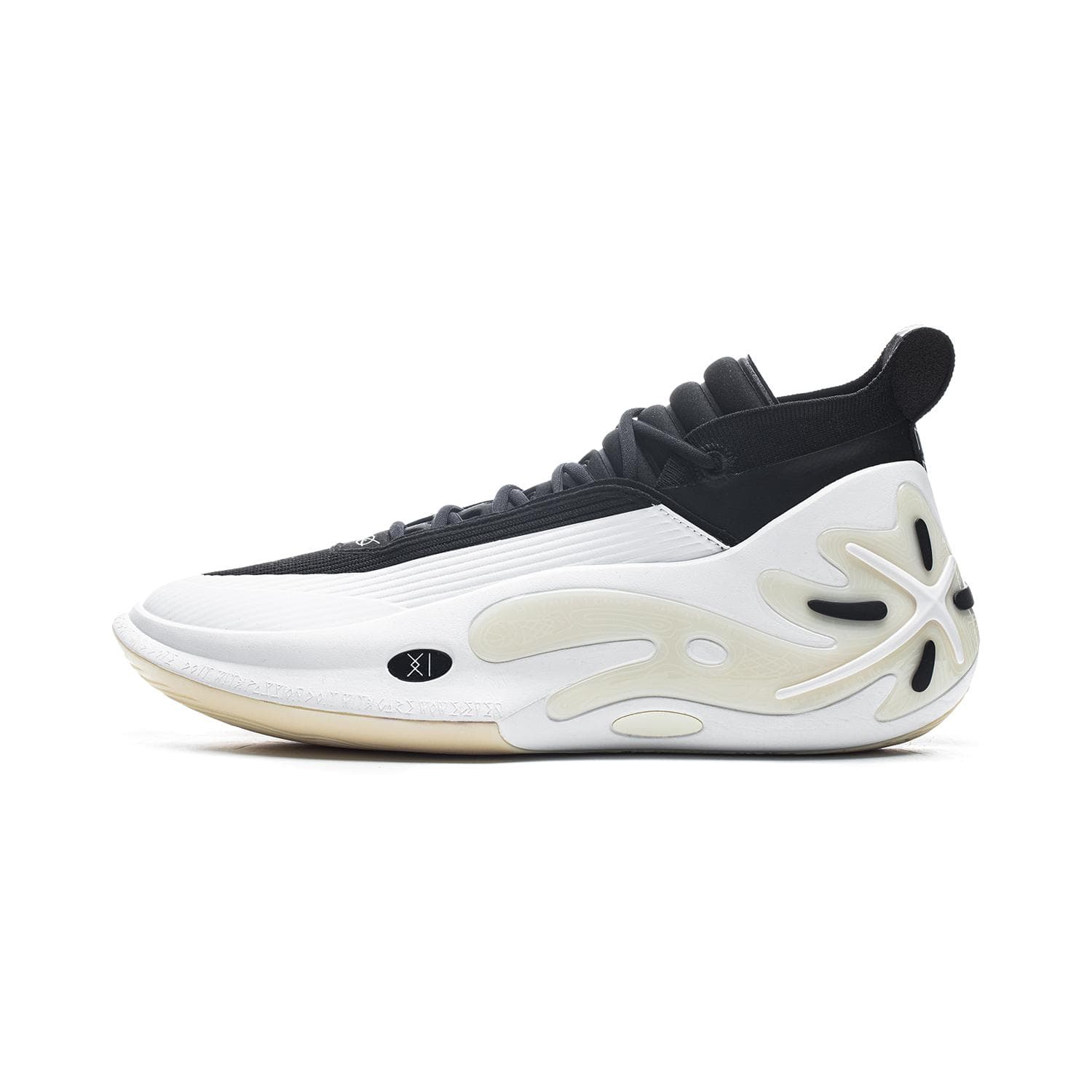 Li Ning WOW11 Amortizare Rezistent la Alunecare Rezistent la Abraziune Ușor Elasticitate Pantofi de Baschet Mid-top Bărbați ABAU049-4 cm