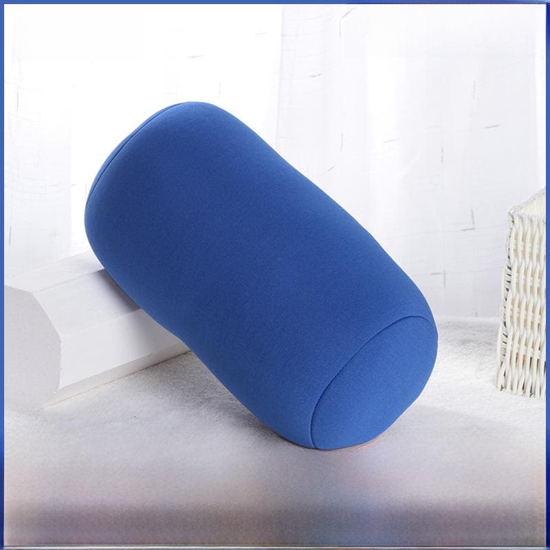 Pernă cilindrică cu particule de spumă - Suport pentru gât și talie de culoare solidă pentru utilizare la birou și somn luminoase de culoare