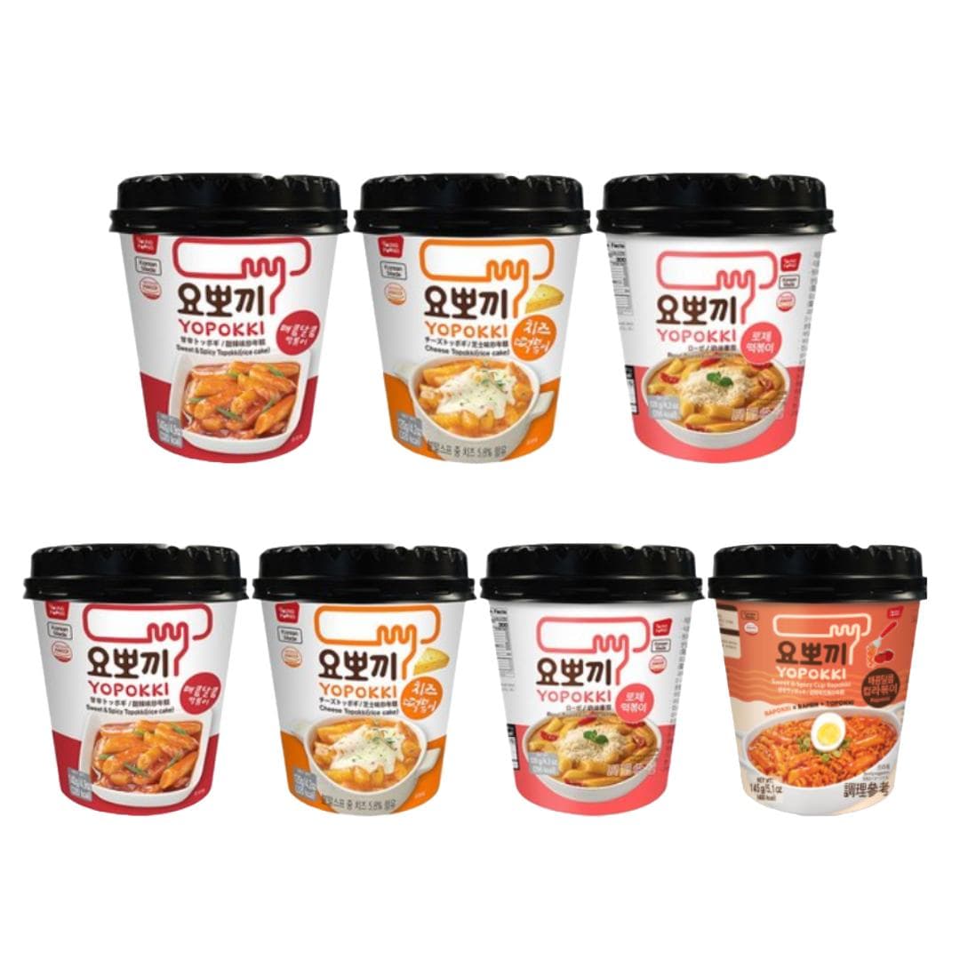 [Mâncare faimoasă coreeană] Yopokki Tteokbokki (6 tipuri), Rabokki (1 Tipuri) (25 Opțiuni)
