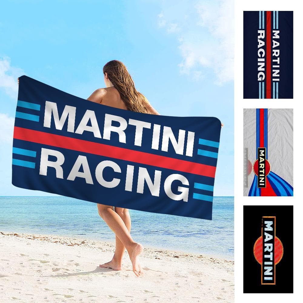 Martini logo printed Towel Microfiber Beach Towel Absorbent Quick dry Soft Yoga Swimming Resort Mountain Climbing Towel