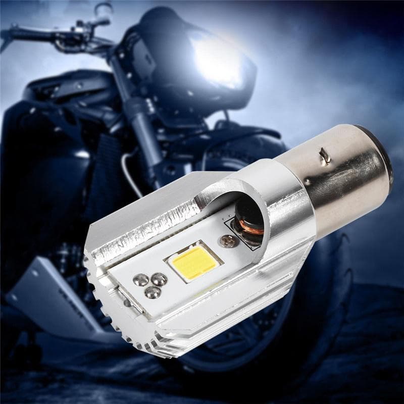 BA20D Faruri cu LED pentru motociclete COB Scooter de înaltă luminozitate