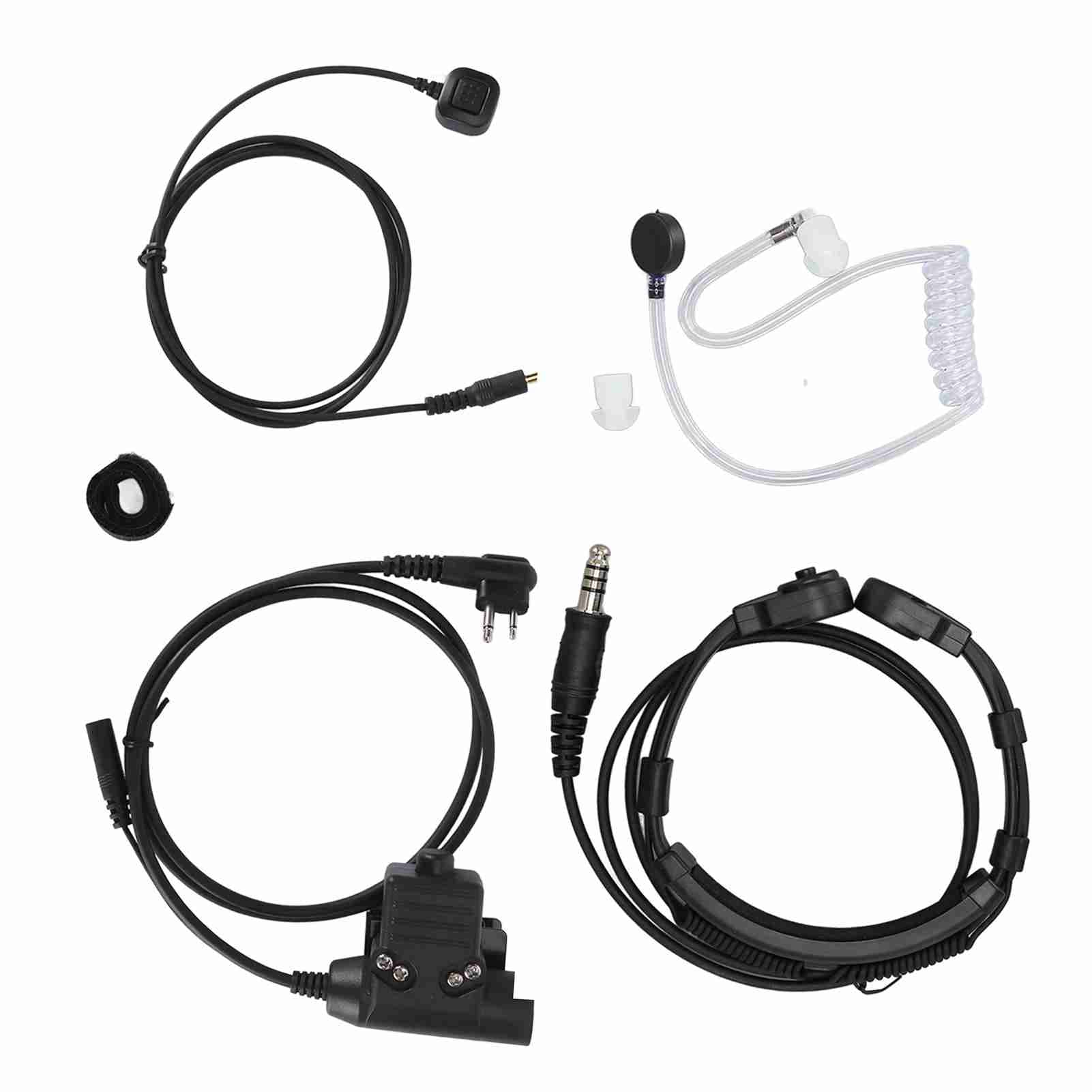 Casca cu microfon laringal, mufă de 7,1 mm cu PTT de deget, portabilă pentru MOTOROLA GP88 GP300 GP3688 DEP450 EP450