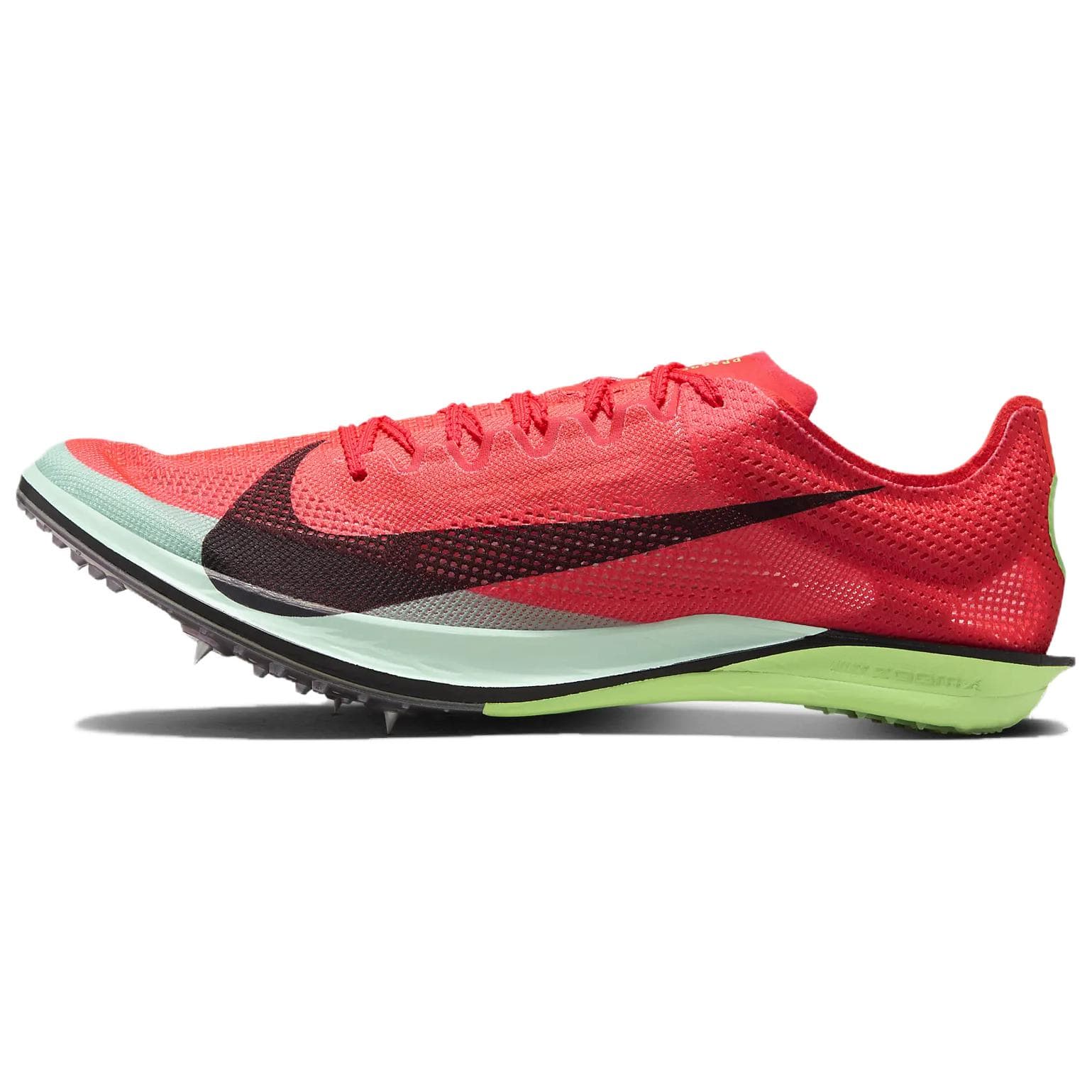 Crampoane Unisex Nike ZoomX Dragonfly 2 Elite Bright Crimson Lime Blast Roșu Mentă-Spumă Violet-Peșteră FZ9315-600 cm