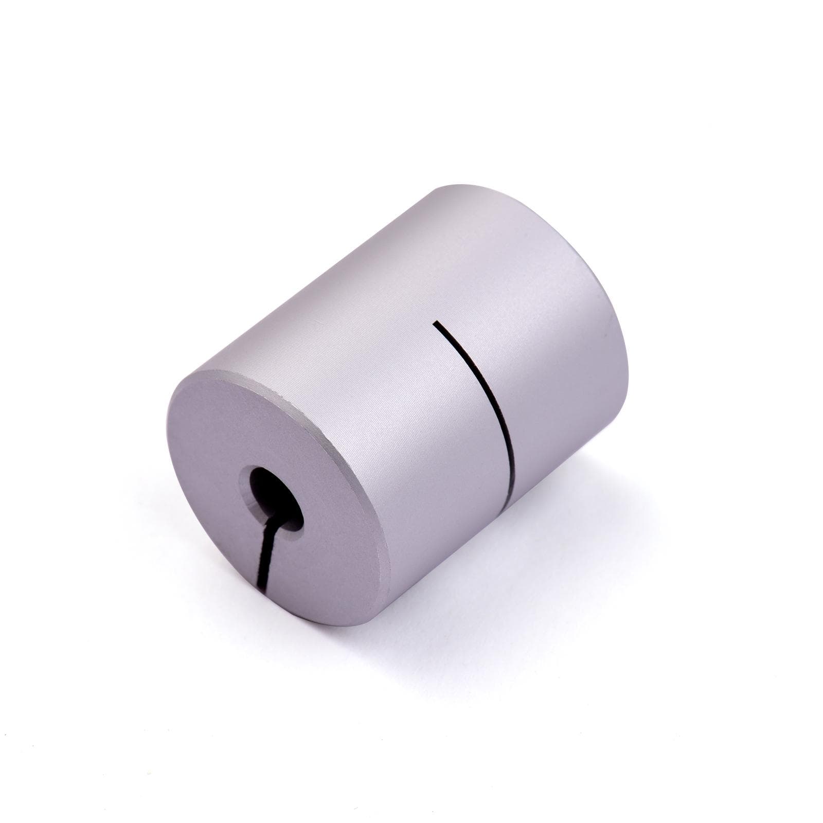 Cuplaj de arbore rigid Aibecy 5 mm până la 8 mm orificiu L23xD18 conector de cuplare de arbore pentru imprimantă 3D argintiu