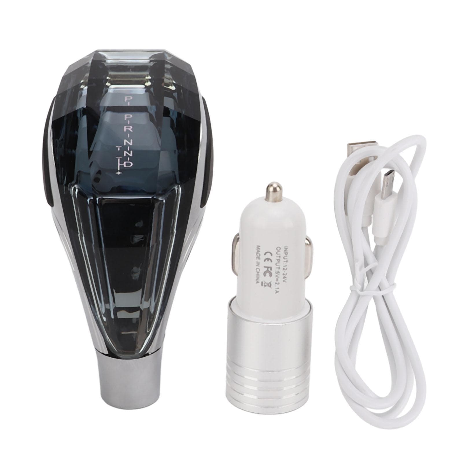 Cap Mânere Schimbător de Viteze Cristal LED 7 Culori Comutator Automat Activat la Atingere pentru M12 M10 M8 Manetă Schimbător Mașină