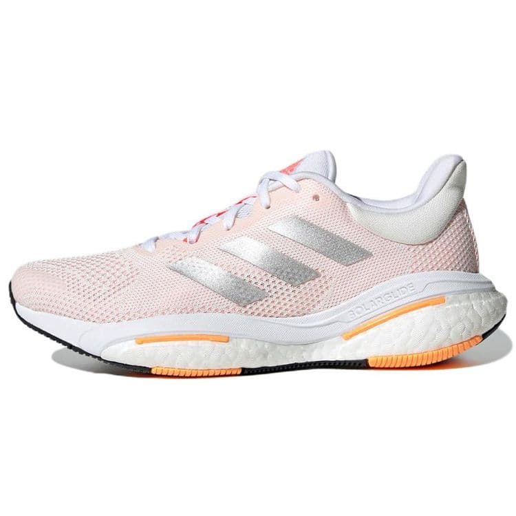 Adidas SolarGlide 5 Alb Argintiu Metalic Adidași Femei Roz Core-White Light-Flash-Orange GX5496 cm
