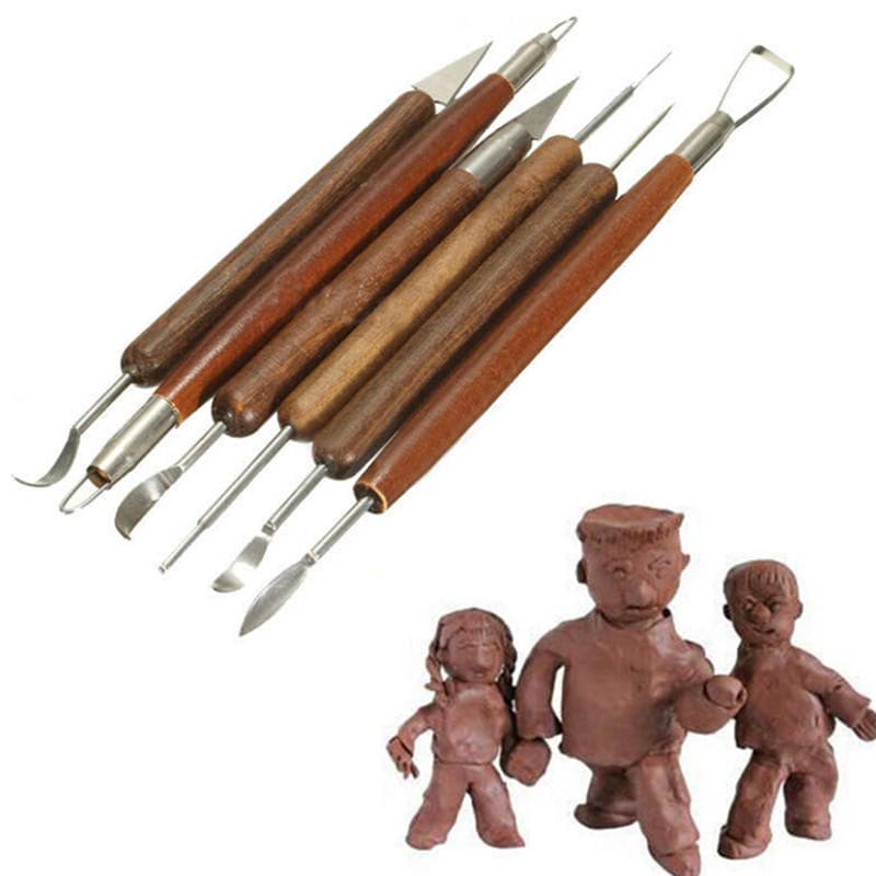 6 bucăți argilă sculptură ceară sculptură ceramică instrumente bricolaj modelatori polimeri modelare cadou