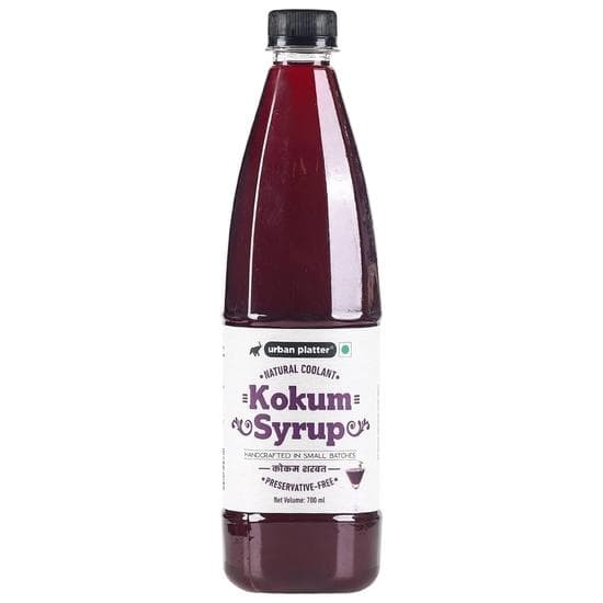 Urban Platter Sirop de Kokum, 700 ml (Băutură răcoritoare și răcoritoare, fără conservanți și fără aditivi, cu chimen / Jeera)