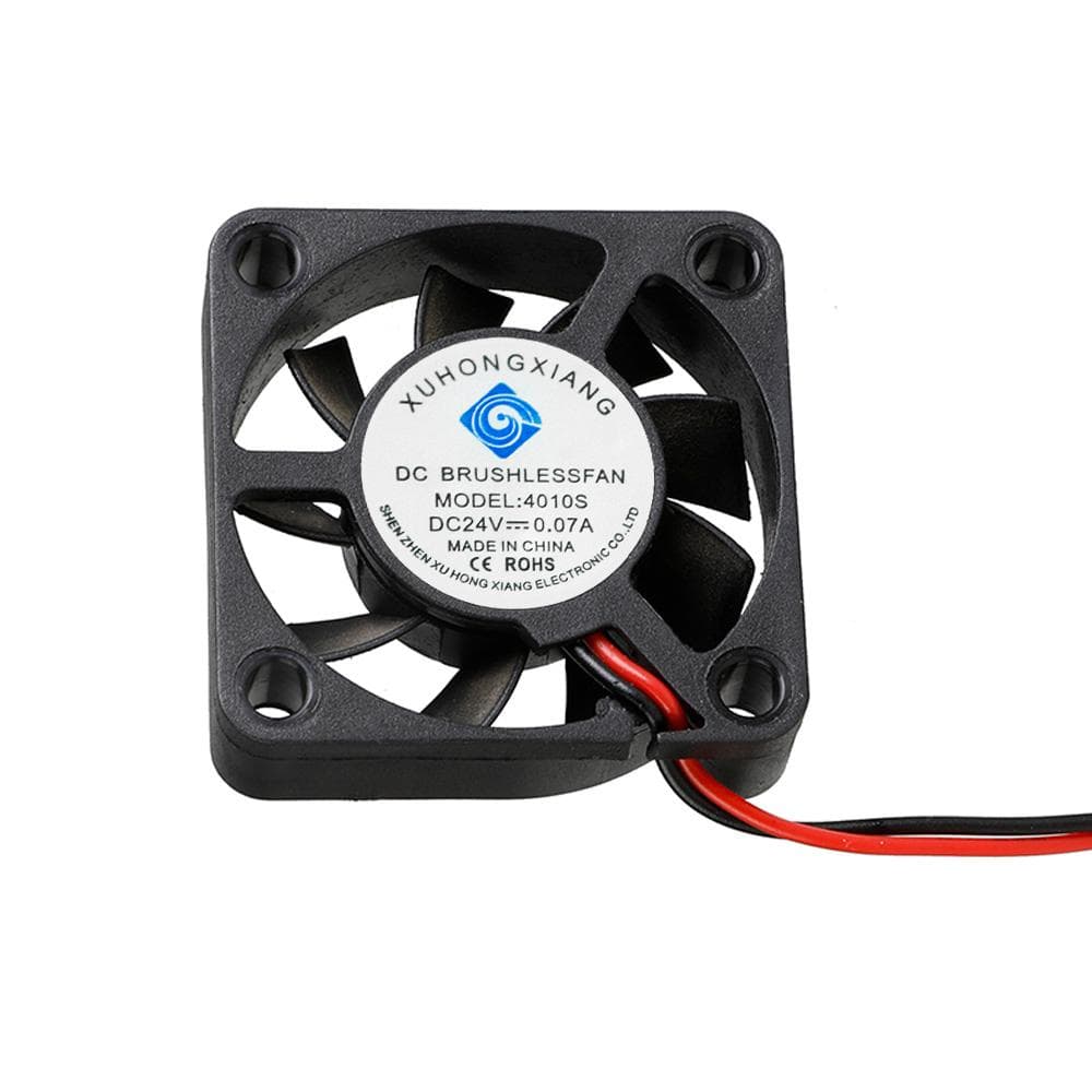 4010S Ventilator de racire fara perii 24V DC 40 * 40 * 10mm cu rulment cu bile 2Pin conector multicolor