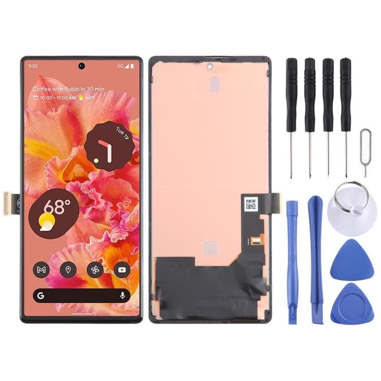 Pentru Google Pixel 6 GB7N6 G9S9B16 OLED LCD Digitizer Asamblare completă cu cadru
