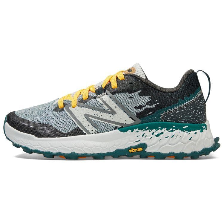 Pantofi sport pentru bărbați New Balance Fresh Foam X Hierro v7 Beton Vintage Teal Gri Hot-Galbenele MTHIERI7 cm