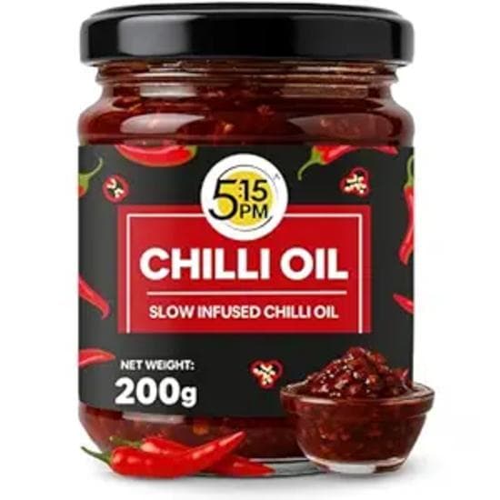 5:15PM Coreean & Ulei de Chili Crocant pentru tăiței 200g | Stil Sichuan | Fără Coloranți sau Arome Artificiale | Pastă de Chili Perfectă