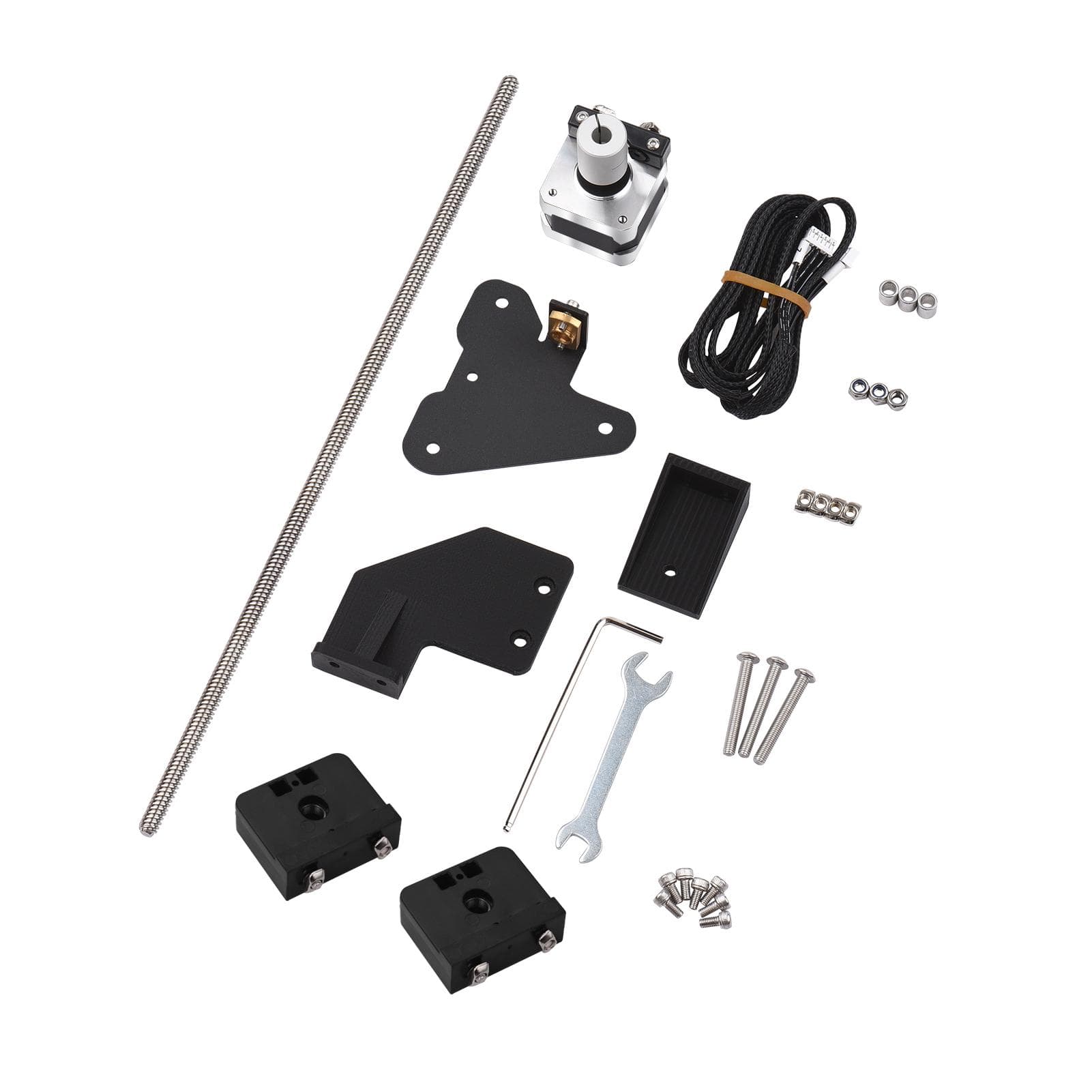 Accesorii pentru imprimante 3D Ender3 Kit de actualizare a tijei șuruburilor cu două axe Z negru