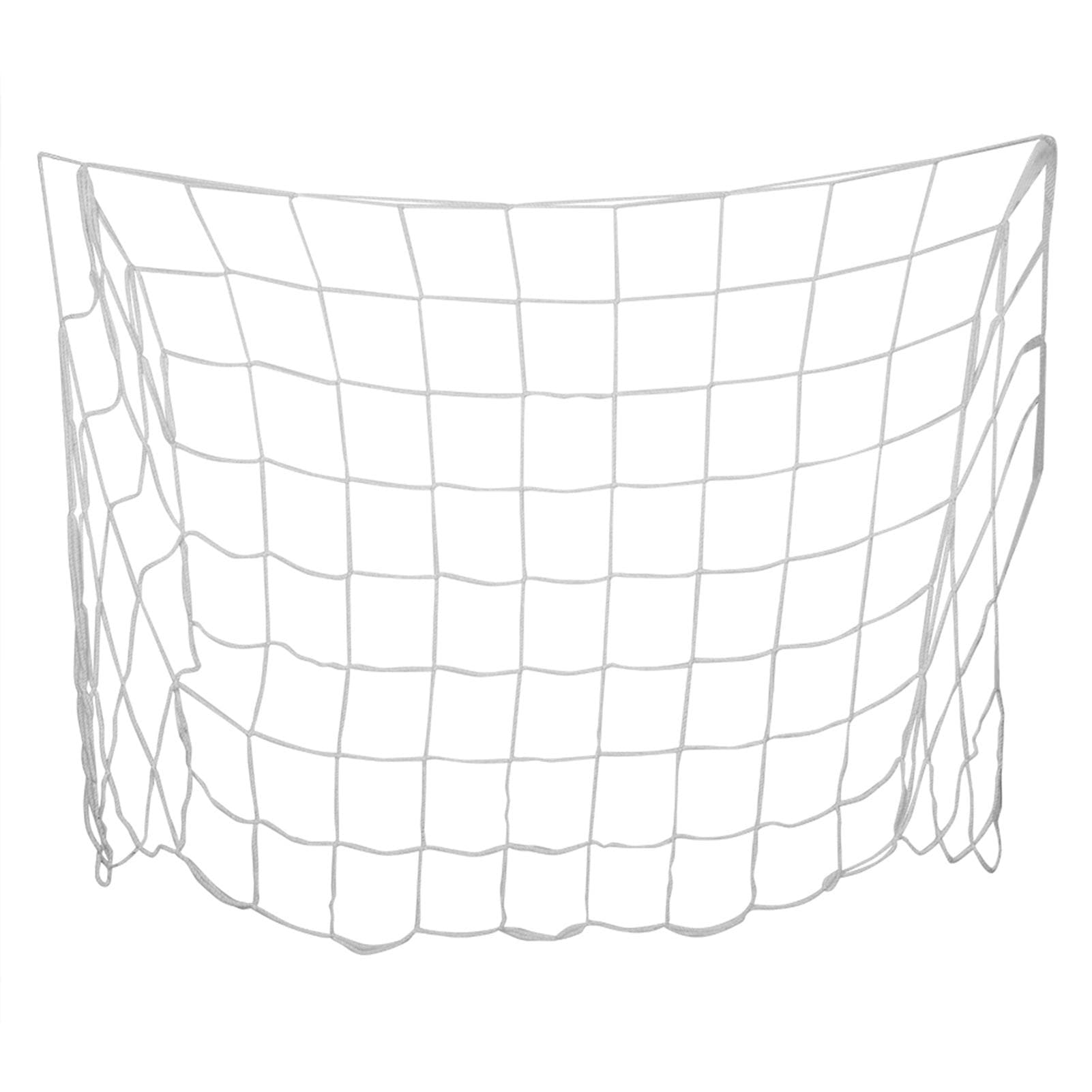 1,2x0,8m Fotbal Fotbal Goar Net Fibră de polipropilenă Instrumente de antrenament pentru meciuri sportive alb