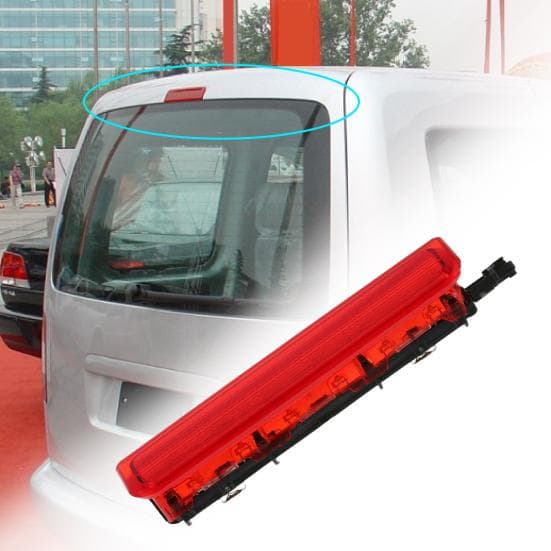 A treia lampă LED Lumină suplimentară fiabilă Frână înaltă 2K0945087C Frână de nivel pentru VW Caddy 44235 roșu