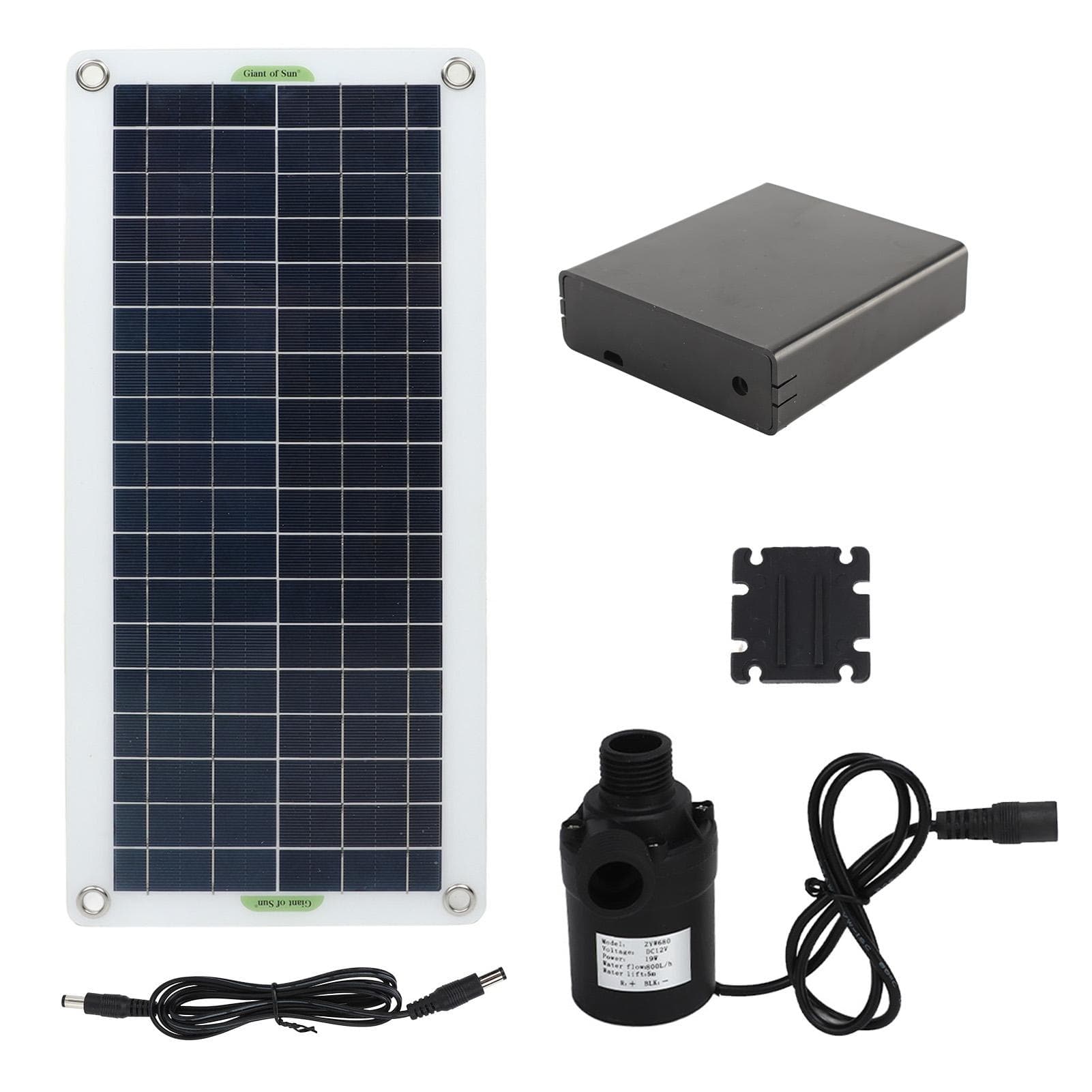Kit Pompă de Apă Solară 30W Siliciu Policristalin 800L Pe Oră Pompă de Apă cu Energie Solară pentru RV