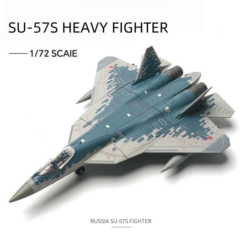 1:72 Model Avion de Vânătoare Greu SU-57S Rus Blocuri de Construcție Seria Militară Creativă Decor Acasă Jucării Asamblate Pentru Băieți