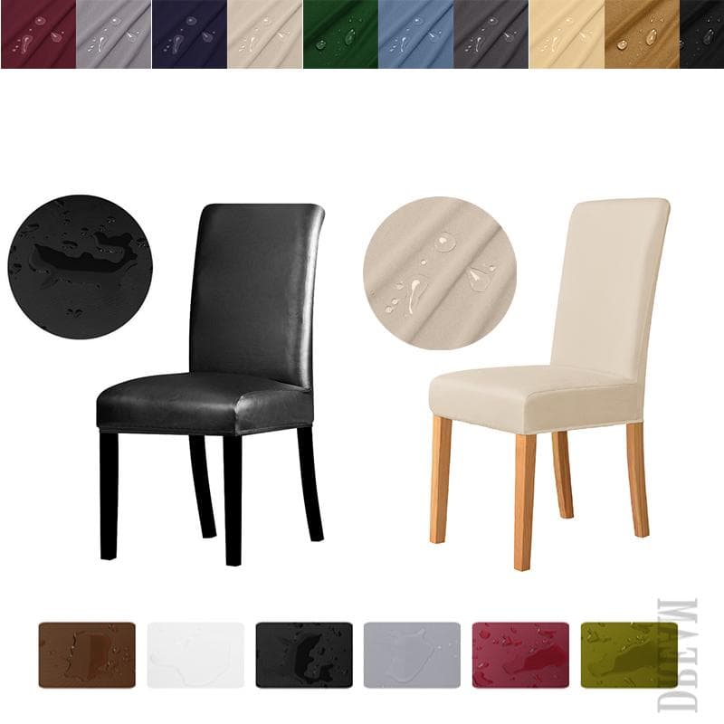 Huse pentru scaune elastice din material textil de 2 tipuri de huse pentru scaune de sufragerie 1/2/4/6 buc. Huse pentru scaun pentru bucătărie,