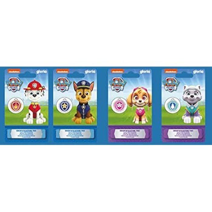 Plăcuță de identificare pentru câini - PAW PATROL - Marshall - Oțel inoxidabil - Design emailat - Necoroziv pur