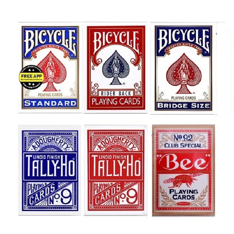 Călăreț cu bicicletă Înapoi Cărți de joc Tally-Ho Aladdin Deck Poker Dimensiune Cărți magice Trucuri de magie Recuzită