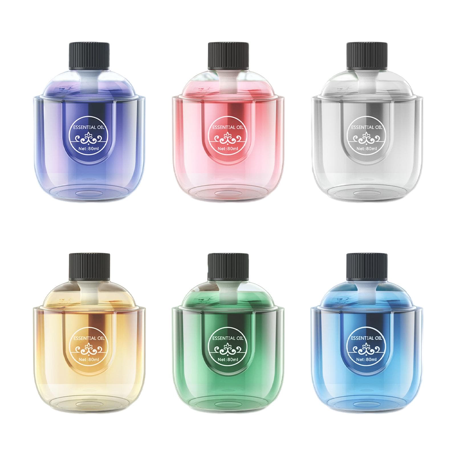 Ulei Esențial pentru Difuzor 80ml Parfum de Lungă Durată Ulei Parfumat Ulei Aromatic pentru Yoga Casnic Acasă Bărbați Femei Rufe