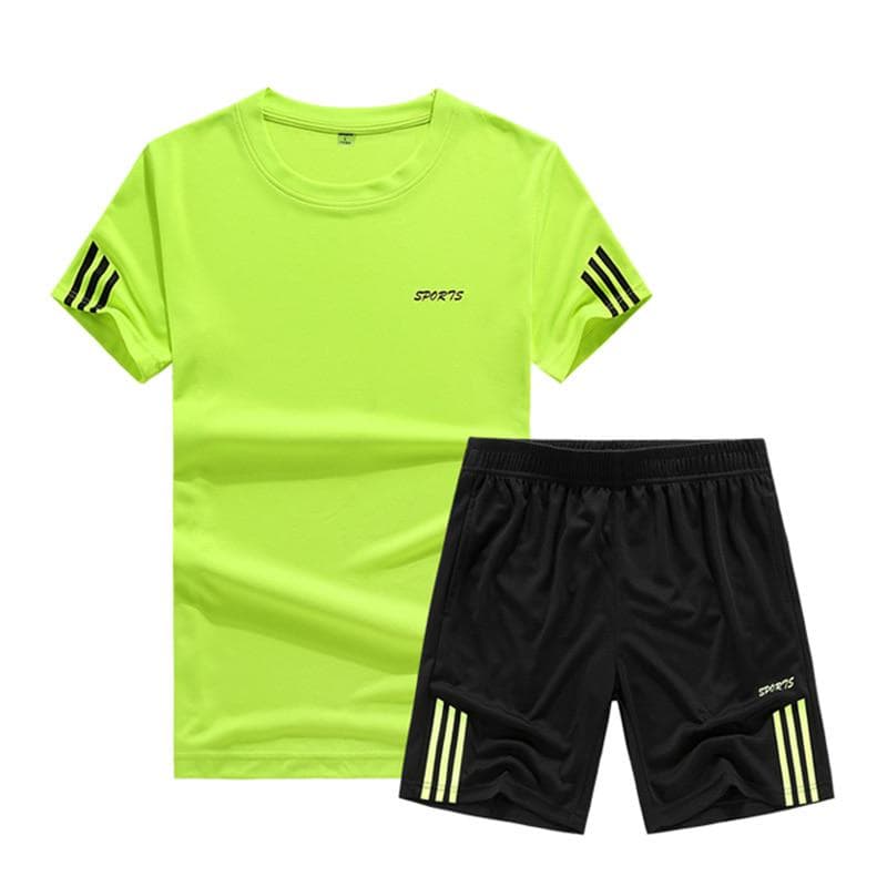 Seturi casual pentru bărbați Trening de vară Set îmbrăcăminte sportivă pentru bărbați din două piese cm