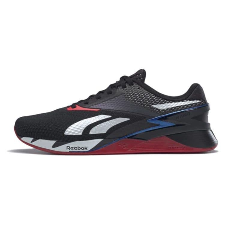 Reebok Nano X3 Negru Albastru Roșu Unisex Tenisi Core-Negru încălțăminte-Alb Vector-Albastru HR1423 cm