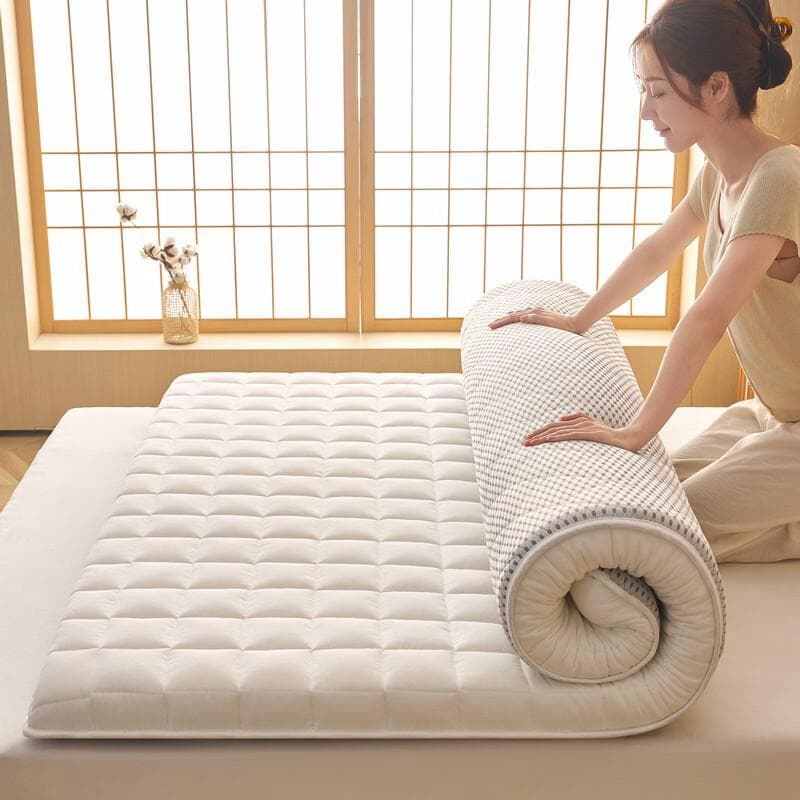 Saltea Hampton Student din Bumbac Tatami alb