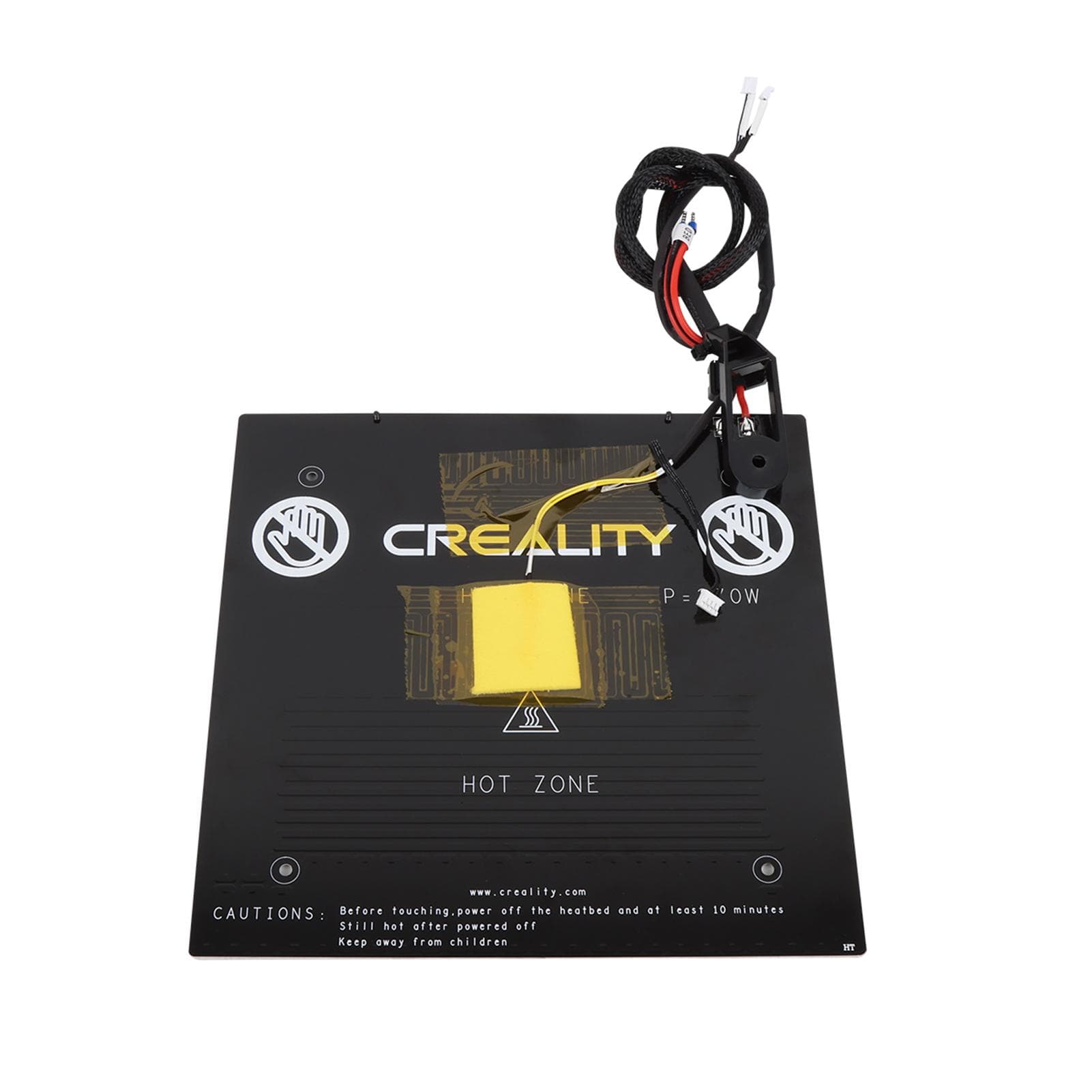 Pat încălzit Creality 235*235*3mm Pat fierbinte cu cablu potrivit pentru imprimanta 3D Ender-3V3 SEKE negru