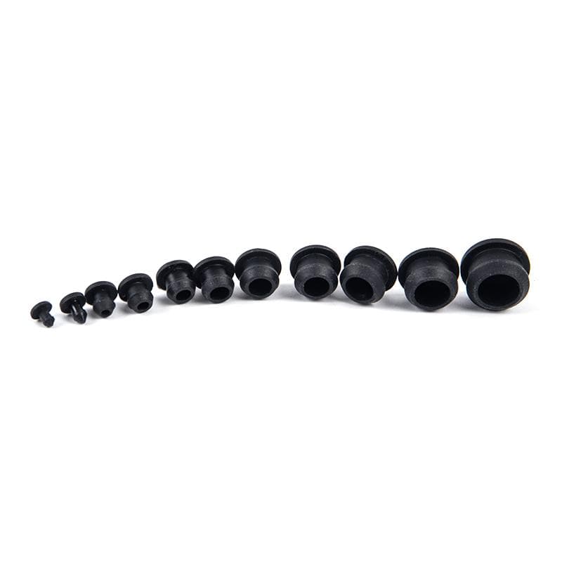 10 bucăți din cauciuc siliconic, dopuri pentru orificii cu închidere, 2,5-14 mm, capace de blocare, dop de etanșare