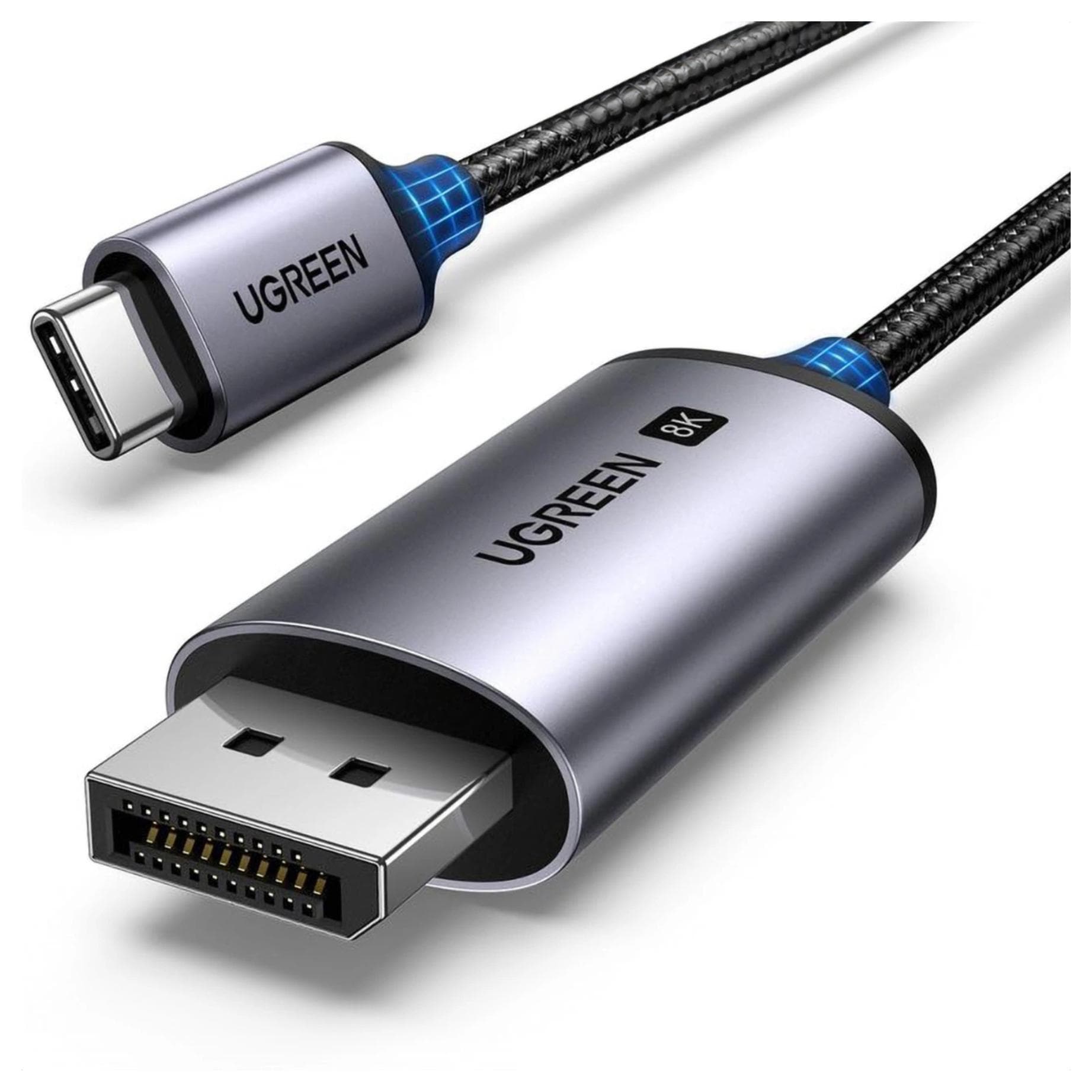 Cablu Ugreen Cm556 Usb-C La Displayport 8K 1M (Negru)
