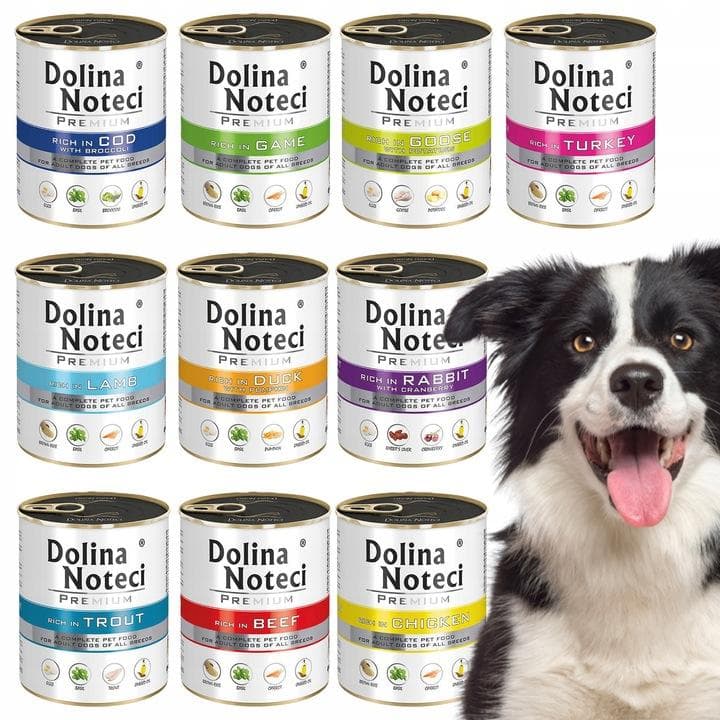 Dolina Noteci Premium Karma Mokra Dla Psa Mix Smaków Zestaw 10 X 800G