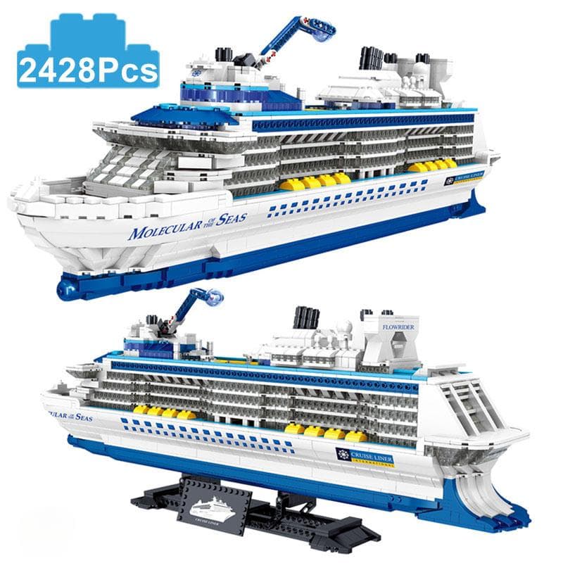 City 2428 bucăți nave de croazieră barcă cu pânze Mini model blocuri de construcție creative mari nave oceanice cărămizi MOC jucării cadouri
